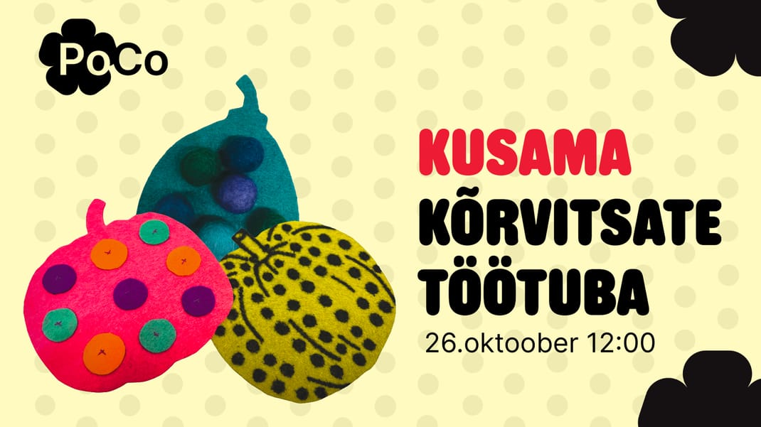 Kusama kõrvitsate töötuba